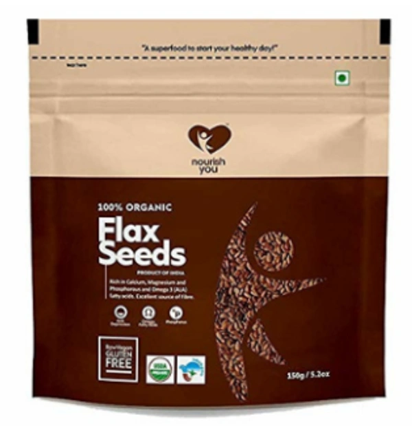 NOURISH FLAX SEEDS - 150 GM